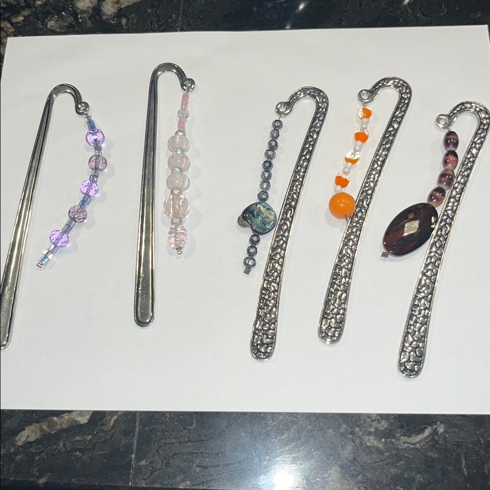 Book markers Hand Made with Glass Beads